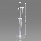 BASE ACRÍLICO 7 GLOBOS 70 CM